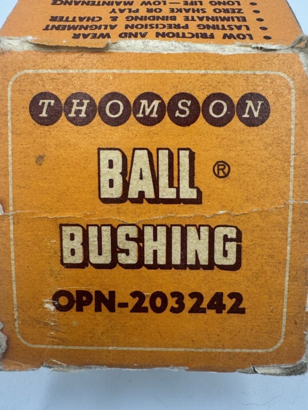 NOS Thomson OPN203242 Open Ball Bushing Linear Bearing 1.25in ID USA